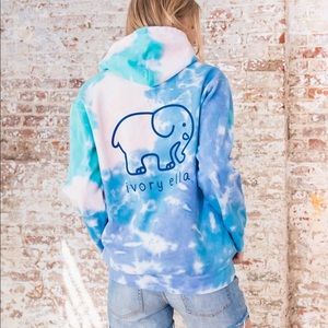 ISO Ivory Ella Tie Dye Pastel Hoodie